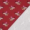 Sommarsweat hund med hatt | Poppy Fabrics – mörkröd/pink,  thumbnail number 3