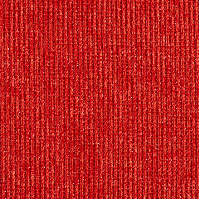 Glitter chenille – terracotta/silvermetallic,  image number 1