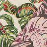 Jacquard Gobeläng Monstera-palm – grön/rött,  thumbnail number 4