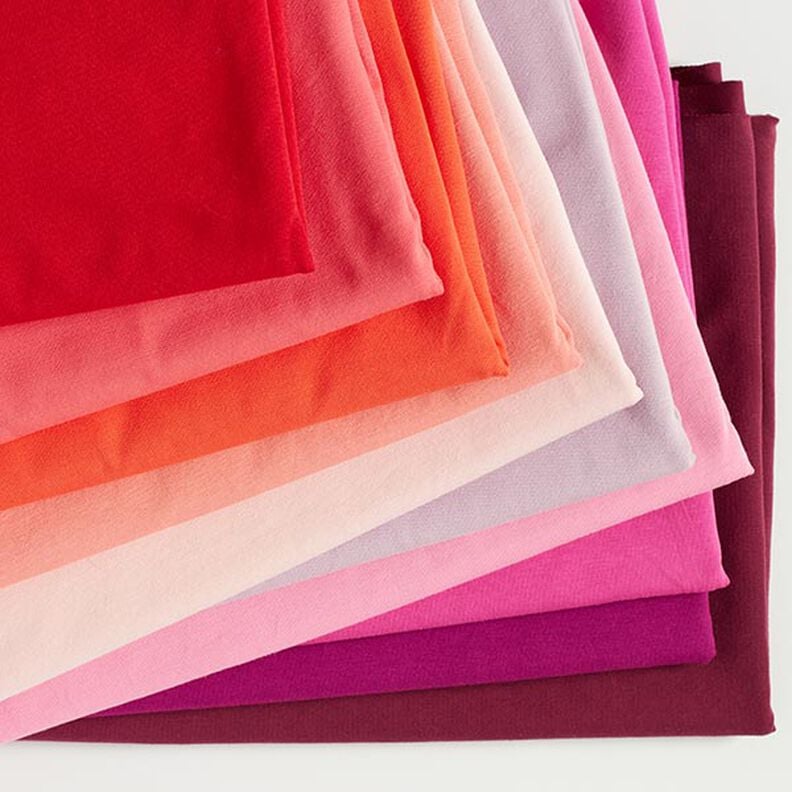 Bomullsjersey Medium Uni – gammalt rosa,  image number 5