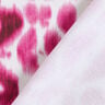 GOTS French Terry Leopardmönster i batik | TCC x LOOKS by Wolfgang Joop – purpur/vit,  thumbnail number 6