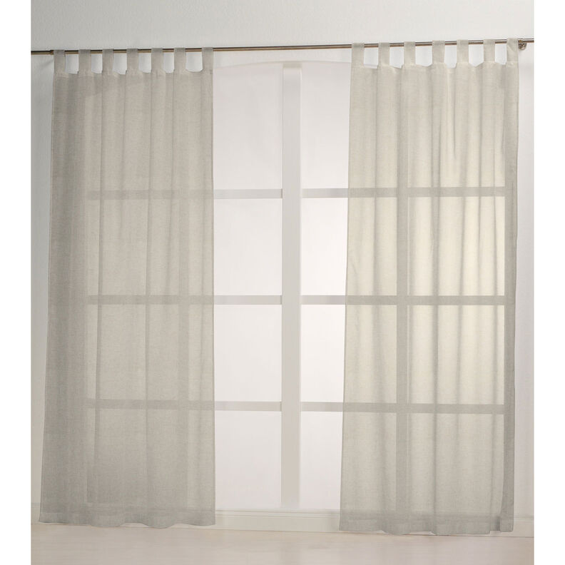 Gardintyg vävda ränder 300 cm – mandel,  image number 6