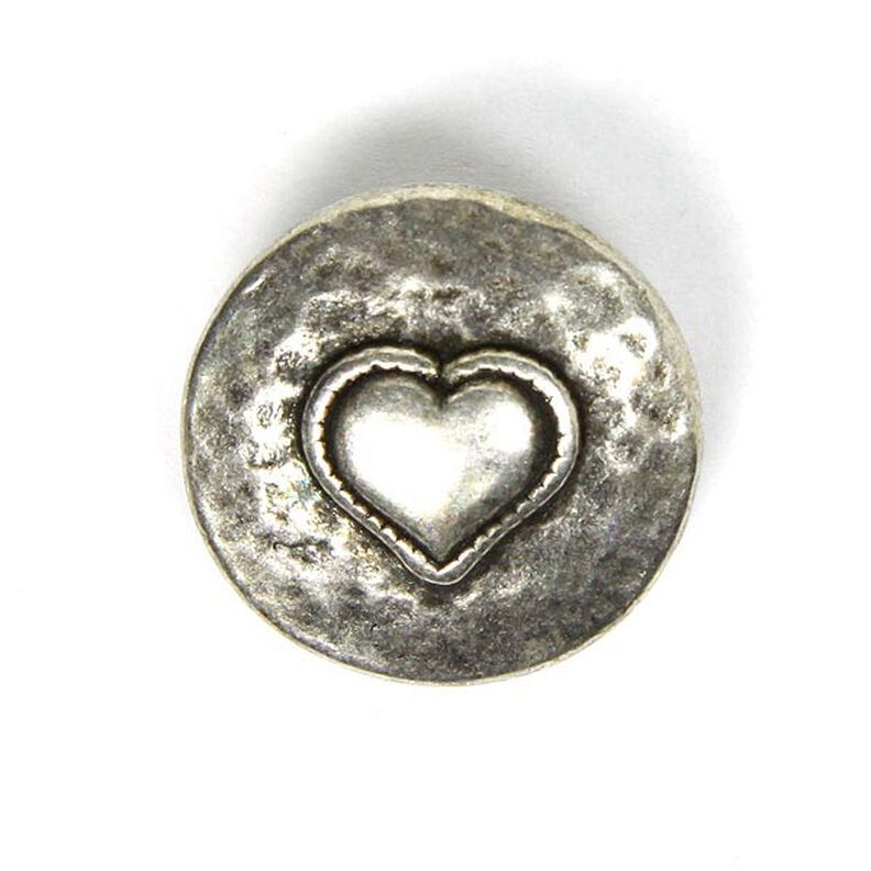 Metallknapp Heart,  image number 1