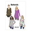 Plus Size - Topp|Tunika, Butterick 6263|52 - 58, 