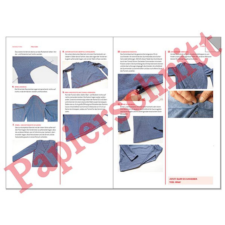 FRAU VILMA Jerseyklänning i omlottlook | Studio Schnittreif | XS-XXL,  image number 12