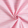 Bomullstyg Vichy rutig 0,5 cm – rosa/vit,  thumbnail number 3