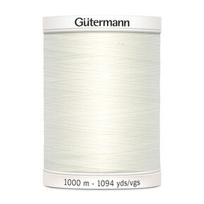 Alla tygers tråd (111) | 1000 m | Gütermann – elfenbensvit, 