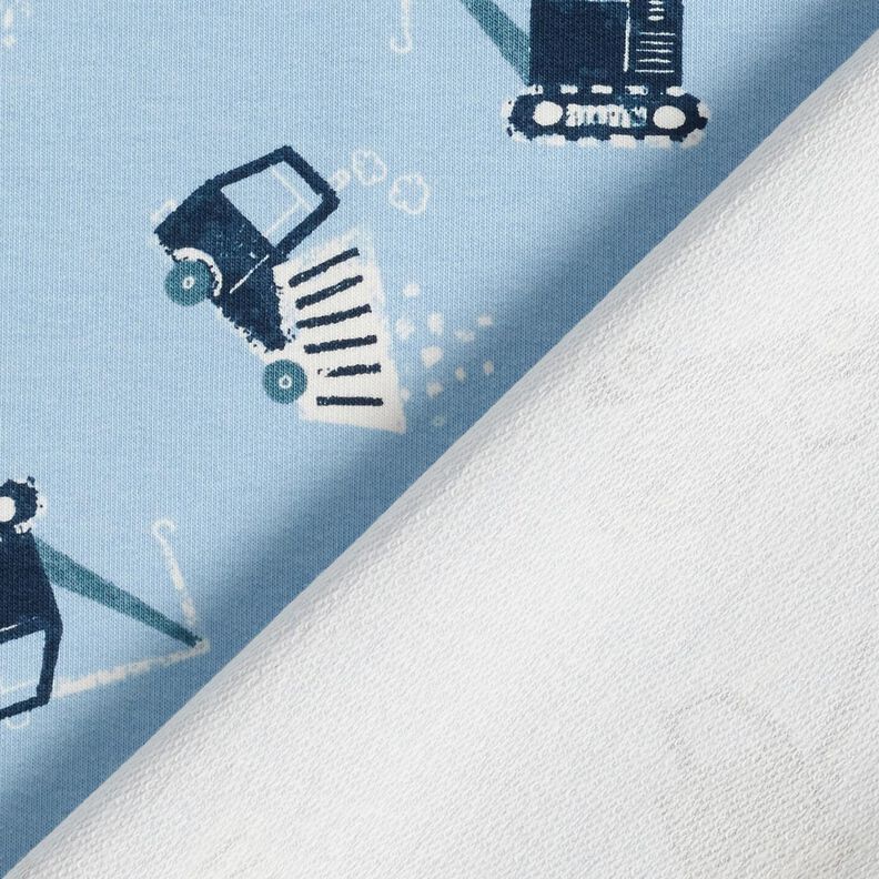 French Terry Sommarsweat byggarbetsplats – ljusblått, image number 4