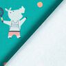 French Terry Sommarsweat tennisdjur | PETIT CITRON – petrol,  thumbnail number 7