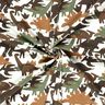 Bomullsjersey Kamouflage-dinosaurie – elfenbensvit/brun,  thumbnail number 3