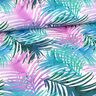 Bomullsjersey färgglada palmblad | Glitzerpüppi – vit,  thumbnail number 2