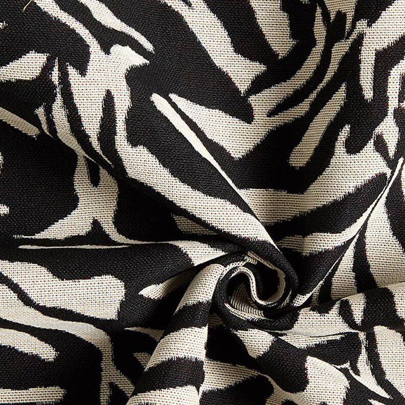 Jacquard Gobeläng Zebra – svart/vit,  image number 3