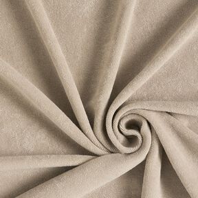 Frottétyg Stretch Enfärgat – ljusbeige, 
