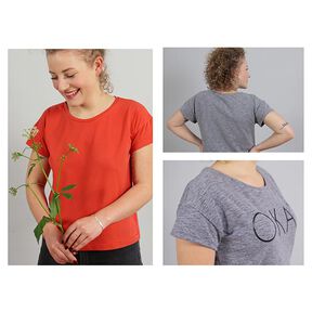 FRAU TINA – ledig baströja med kort ärm, Studio Schnittreif | XS - XXL, 