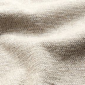 Stoppningstyg Chenille Melange – cashew/silvergrå, 