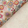 Dekorationstyg Halvpanama Stora blommor – natur/pink,  thumbnail number 4