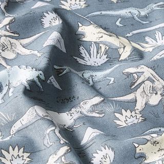 Kretong Dinosaurier – blågrått, 