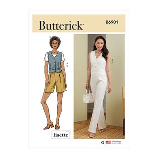väst / byxor / shorts | Butterick 6901 | 42-50, 