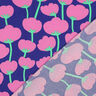 LENZING™ ECOVERO™ viskostyg  Poppies | Nerida Hansen – marinblått/pink,  thumbnail number 4