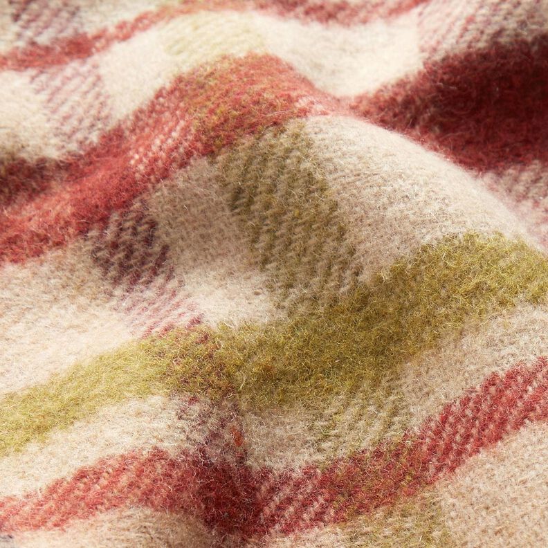Kapptyg dubbelsidiga rutor – beige/brun, image number 3