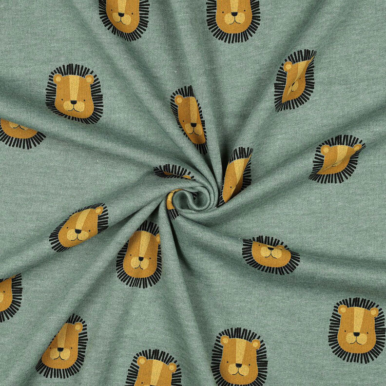 Sweatshirt Lejon | by Poppy – vass/gammalguld,  image number 3