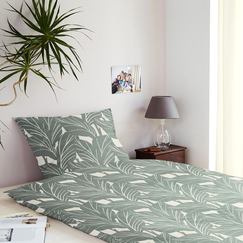 Dekorationstyg Panama Eleganta blad – vass/natur, image number 7
