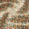 Viskoscrêpe retro diamanter – beige/khaki,  thumbnail number 2