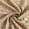 Viskoscrêpe retro diamanter – beige/khaki,  thumbnail number 3