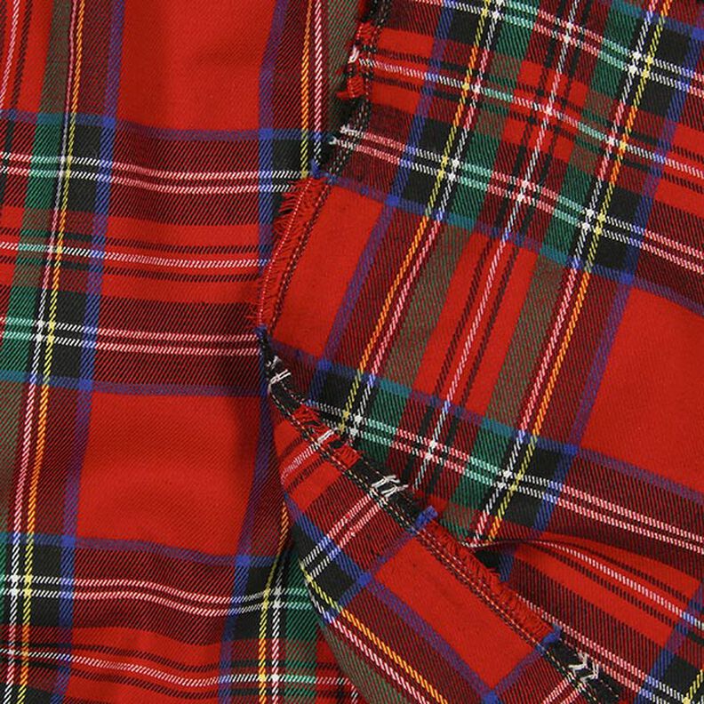 Skotskrutig Tartan Stora rutor – rött,  image number 4