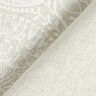 Dekorationstyg Halvpanama Blommig paisley – natur/vit,  thumbnail number 4