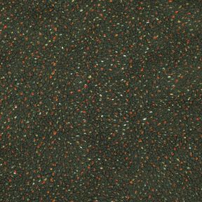 Teddyplysch Tweed Melange | Poppy Fabrics – mörkgrön, 