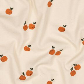 GOTS Bomullsjersey apelsiner | Poppy Fabrics – ljusbeige/karamell,  GOTS Bomullsjersey apelsiner | Poppy Fabrics – ljusbeige/karamell,