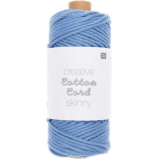 Creative Cotton Cord Skinny Makramégarn [3mm] | Rico Design – babyblått, 