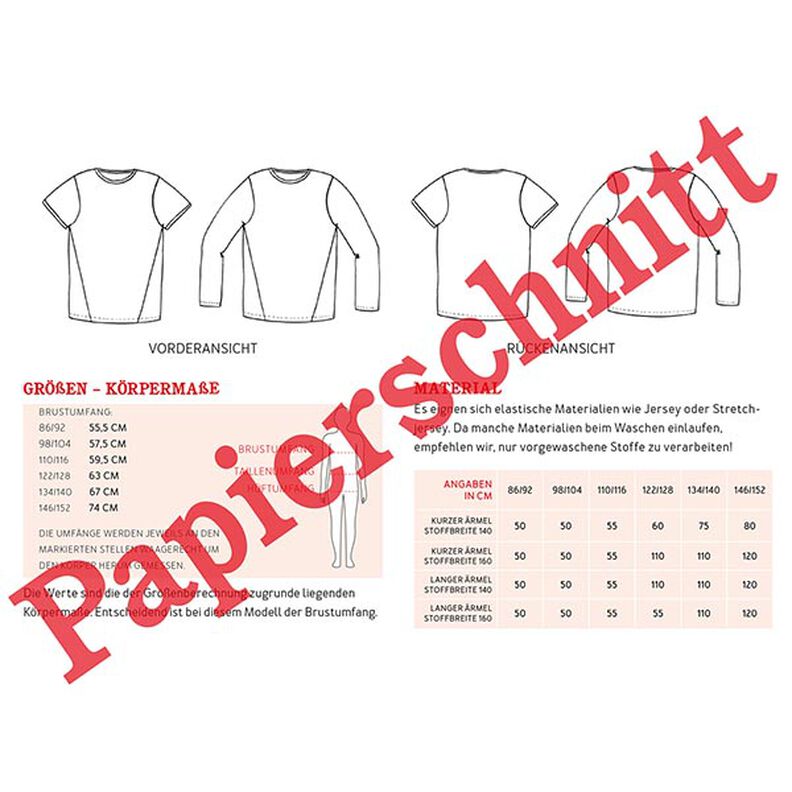 BELA Sportig tröja med diagonal sidsöm | Studio Schnittreif | 86-152,  image number 8
