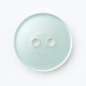 2-hålsknapp blank [Ø 15 mm] – ljus mint, 