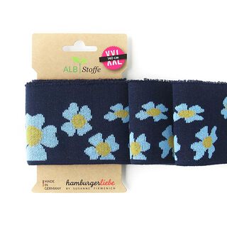 GOTS Ekologiska stickade muddar CUFF ME ICON [140 cm | 8 cm] | Albstoffe | Hamburger Liebe, 