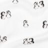 GOTS Muslin/Dubbel-krinkelväv Pingviner Digitaltryck | Poppy Fabrics – elfenbensvit/antracit,  thumbnail number 2