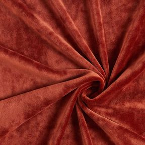 Stretchsammet Plyschtyg – terracotta, 