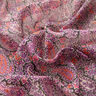 Crepe-chiffong paisley – rödlila,  thumbnail number 2
