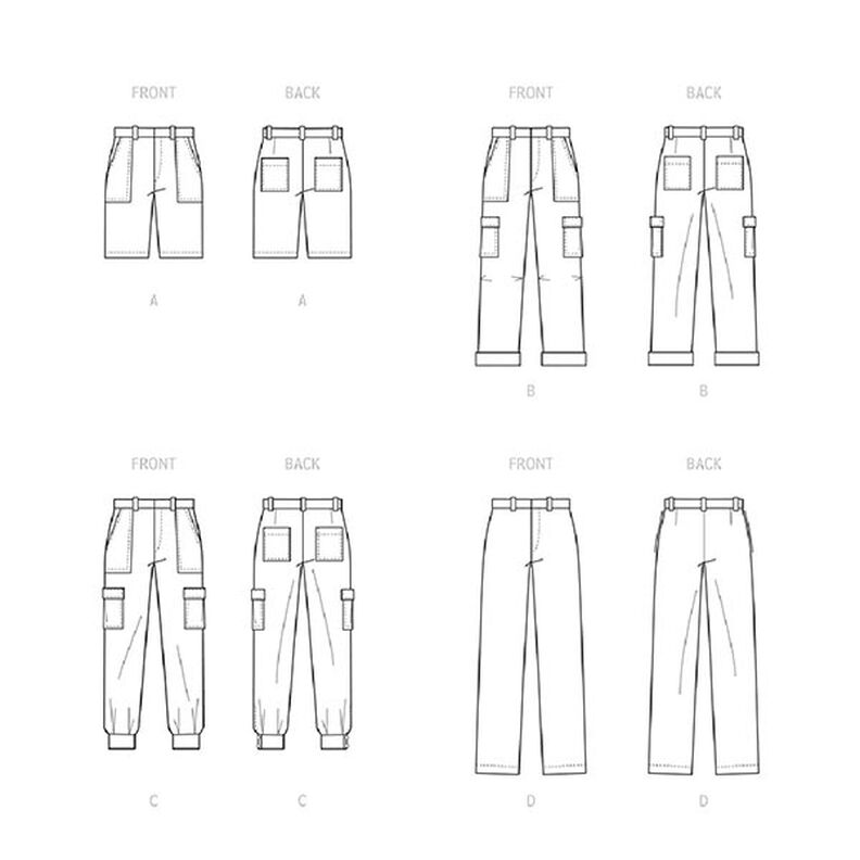 byxor / shorts | McCalls 8264 | 44-52,  image number 7