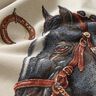 Dekorationstyg Gobelängstycke Häst – beige,  thumbnail number 2