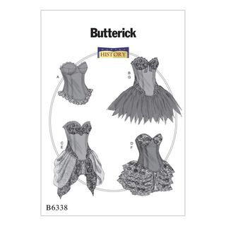 Historisk dräkt, Butterick 6338|40 - 48, 