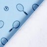 French Terry Sommarsweat retro tennis  | PETIT CITRON – ljusblått,  thumbnail number 7