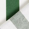 Dekorationstyg Canvas Ränder – grön/vit,  thumbnail number 4