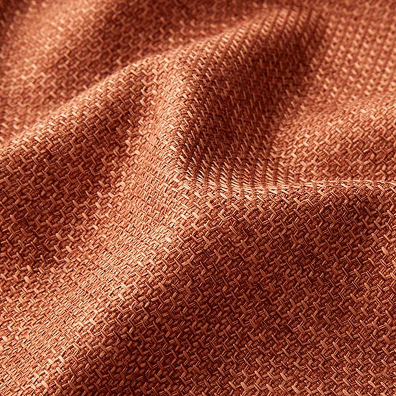 Stoppningstyg Bikakestruktur – terracotta,  image number 2