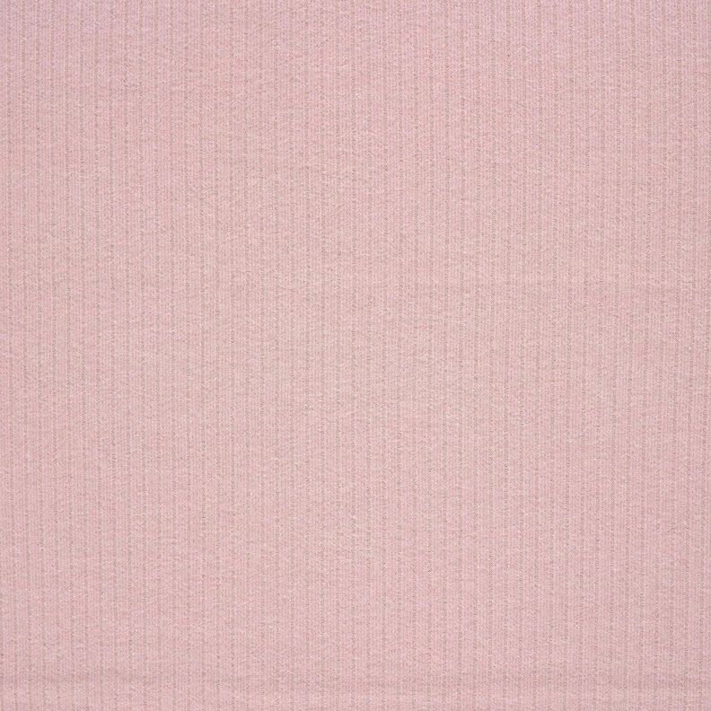 supermjuk ribbstickad enfärgad – ljus gammalrosa,  image number 1
