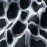 viskostyg leopardmönster – ljusblått/svart,  thumbnail number 2