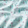 Bomullspoplin paisley-blommor Digitaltryck – isblå,  thumbnail number 2