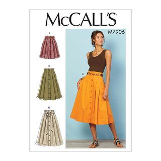 Kjol McCalls 7906 | 32-40, 
