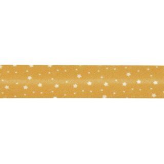 Snedslå stjärnor ekologisk bomull [20 mm] – senap, 